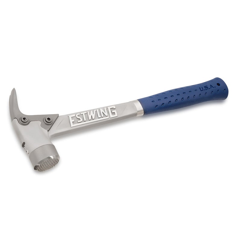 ESTWING AL-PRO Aluminum Framing Hammer - 14 oz Straight Rip Claw with Milled Face & Shock Reduction Grip - ALBLM - Image 2